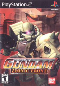 Zeonic Front JP Playstation 2  box art